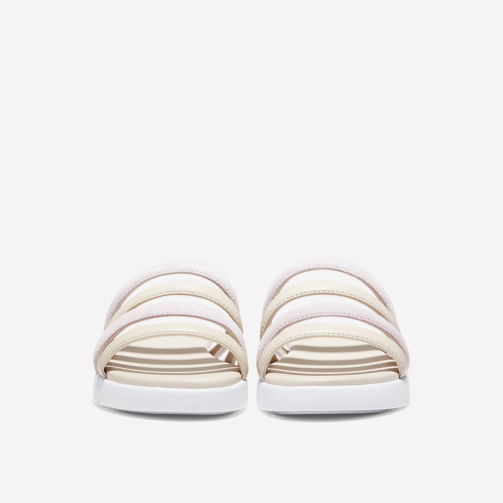 COLE HAAN ZEROGRAND SUEDE STRAPPY SLIDE SANDALS 8 - Picture 5 of 11